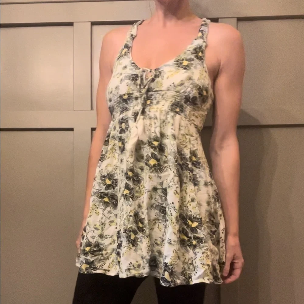 FREE People Washed Ashore Floral Printed Mini Dress Size Small